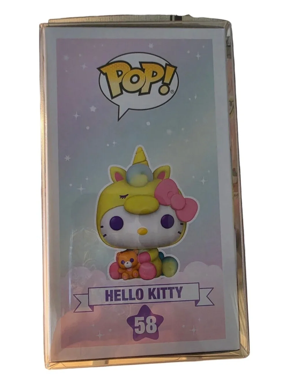 Hello Kitty Unicorn Funko Pop #58 w/ Protector | Sanrio Collectible NIB - Picture 3 of 6